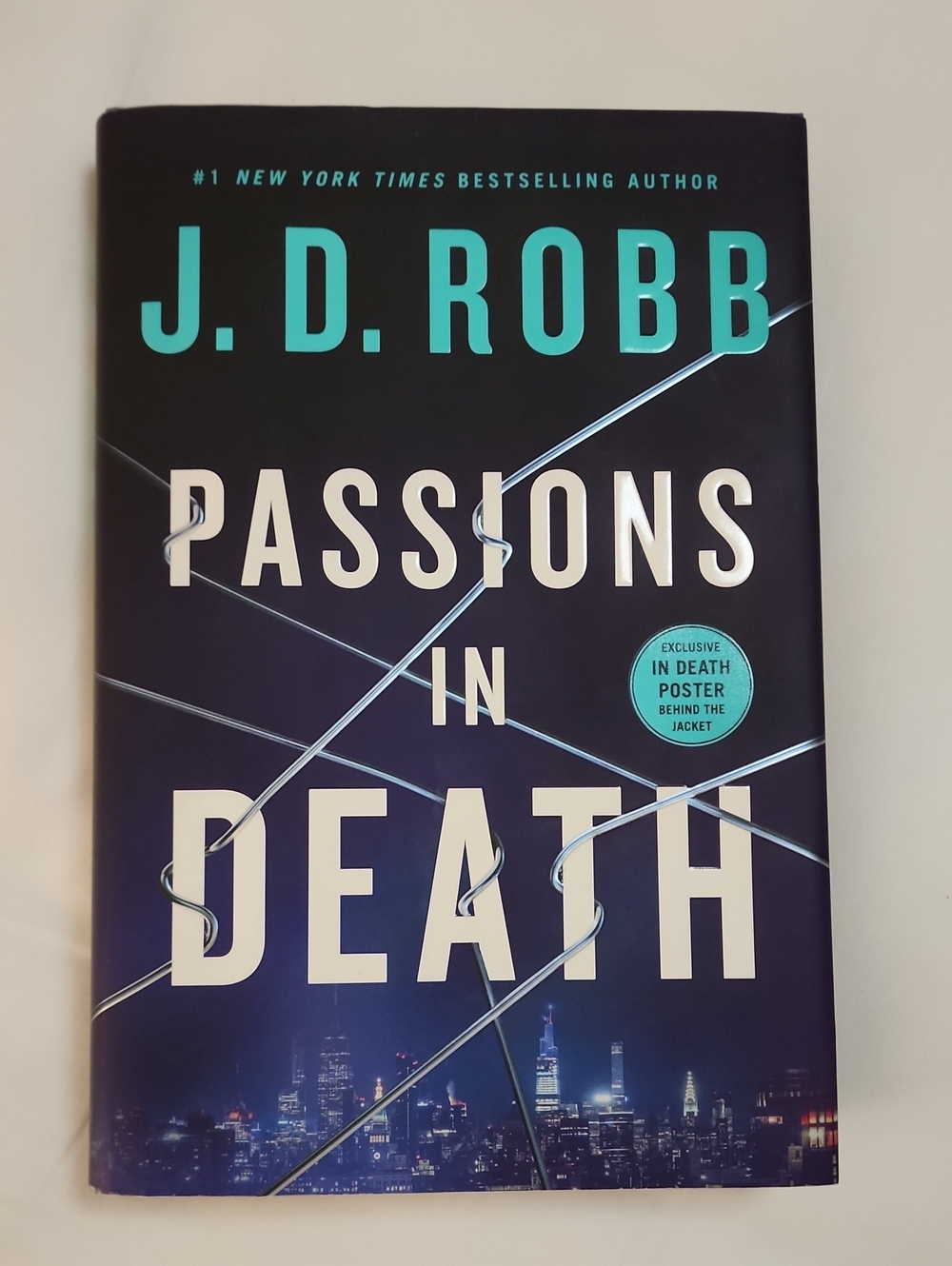 J.D. Robb Passions In Death First Edition Hardcover Book